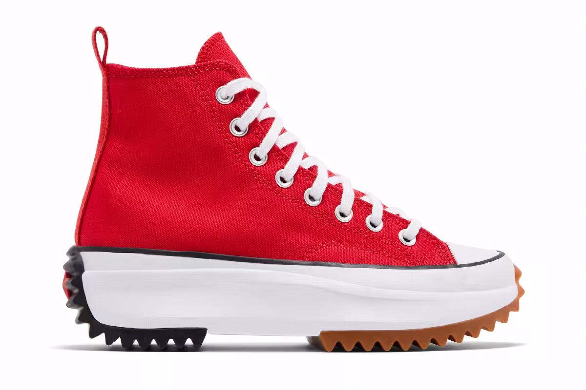 Converse Run Star Hike Platform High Red, view 2