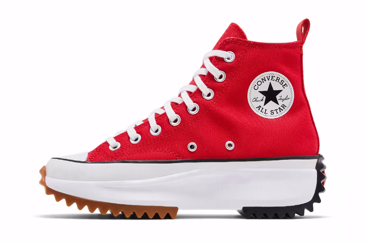 Converse Run Star Hike Platform High Red, view 4