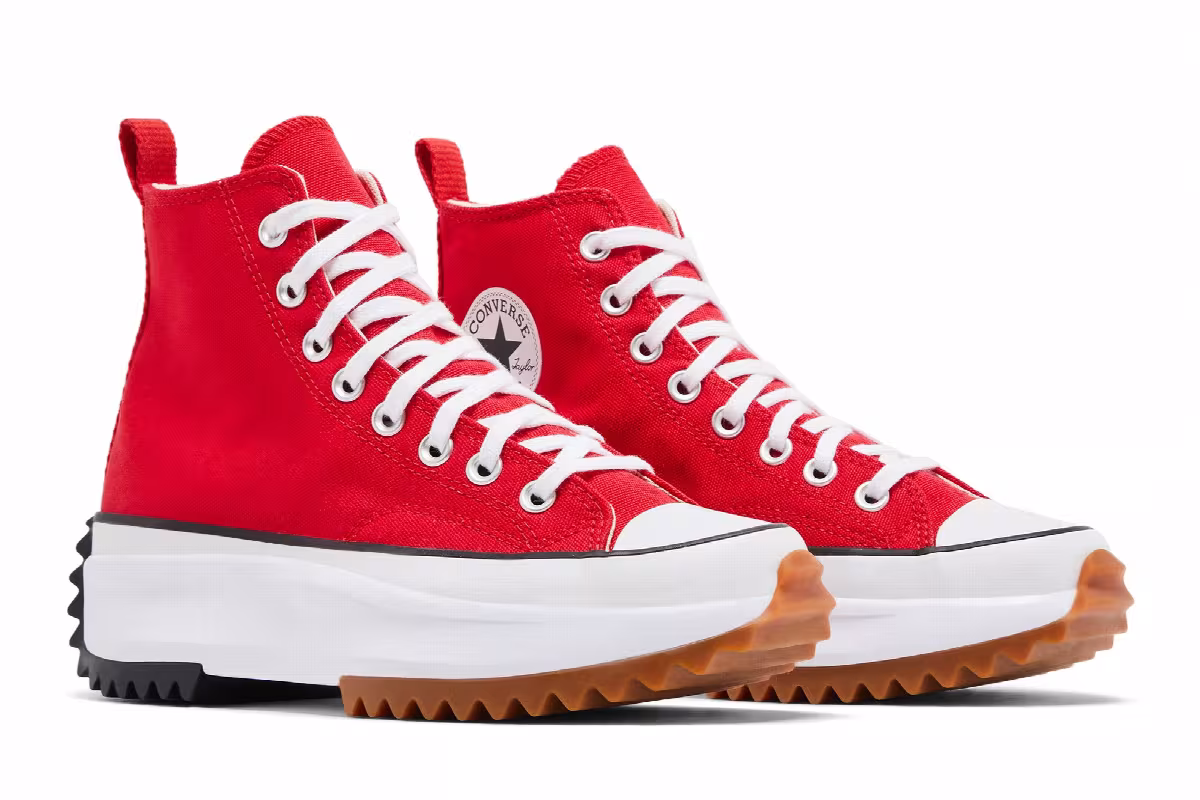 Converse Run Star Hike Platform High Red, view 9