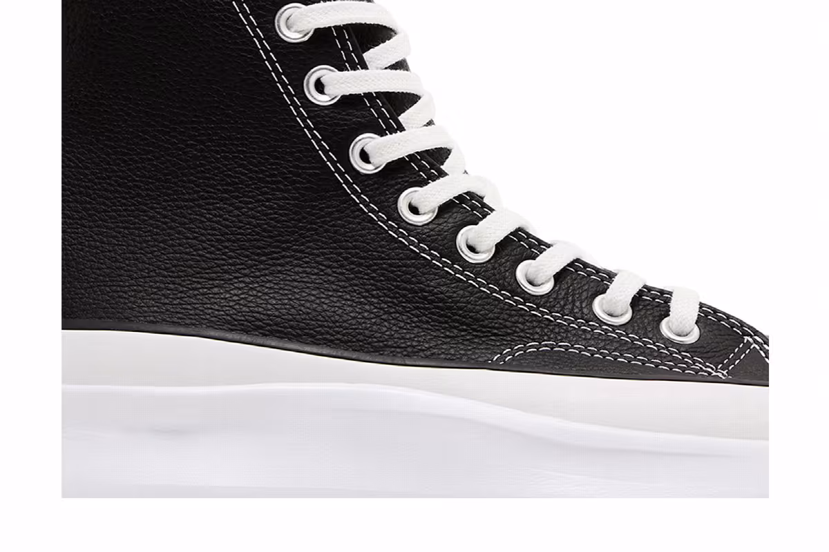 Converse Run Star Hike High Black White, view 3