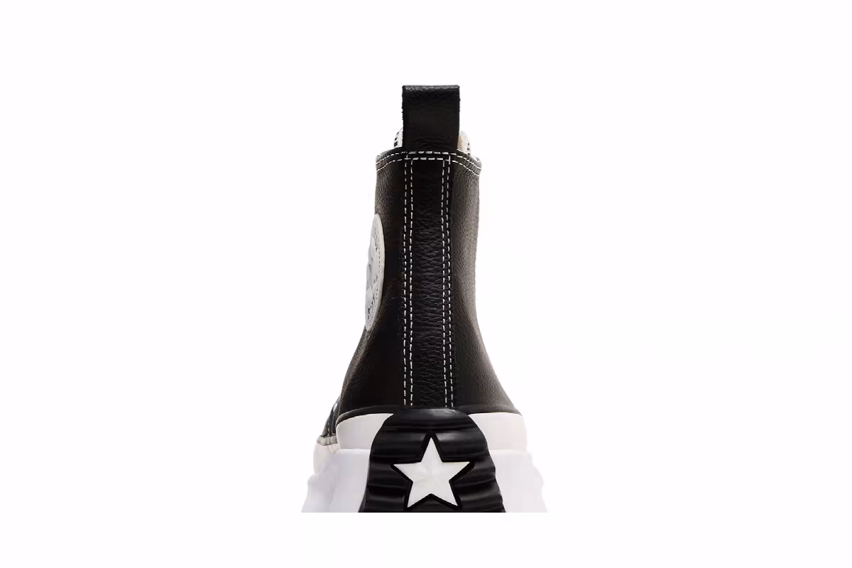 Converse Run Star Hike High Black White, view 8