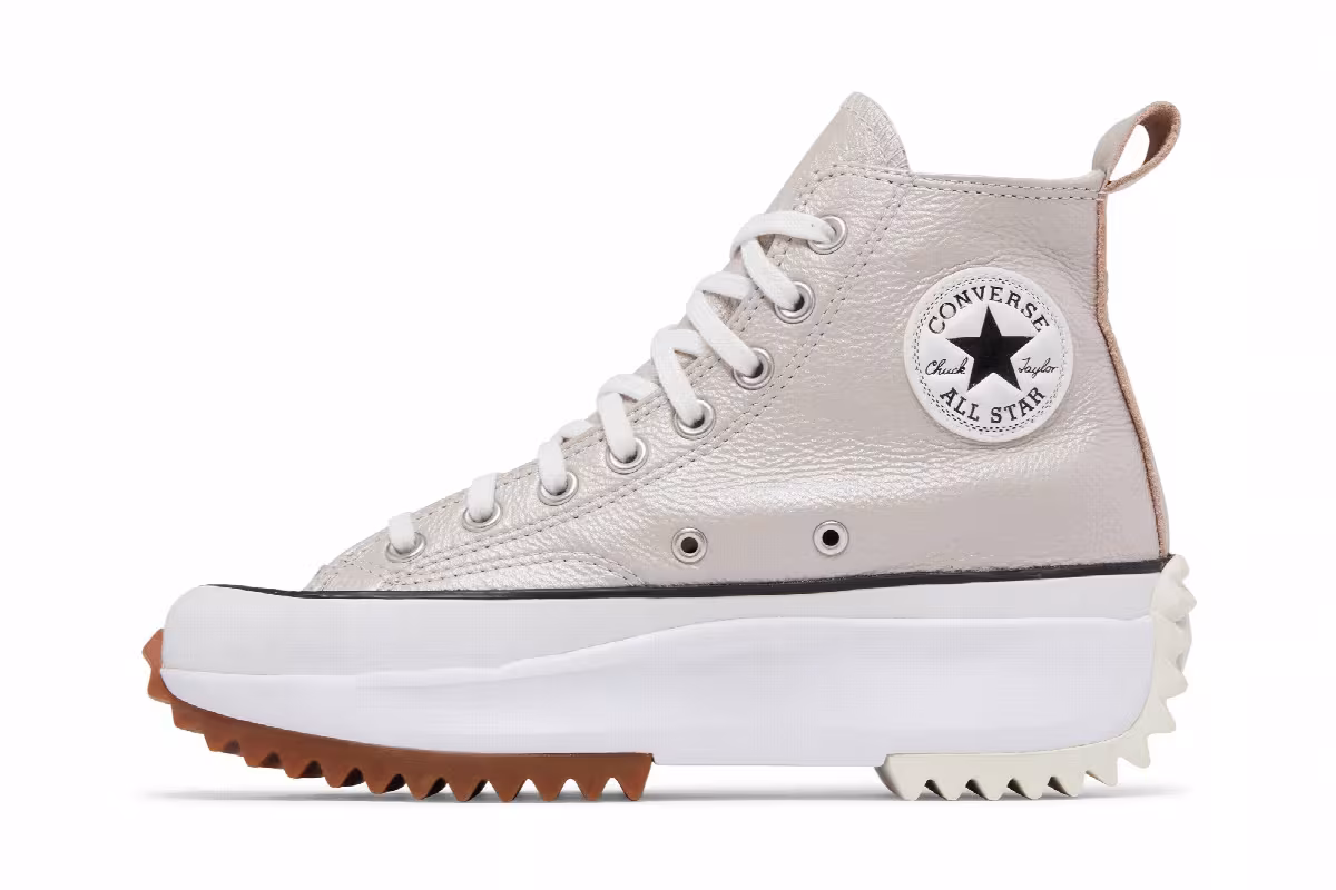 Converse Run Star Hike High Metallic Classics - Smoke Pink, view 4
