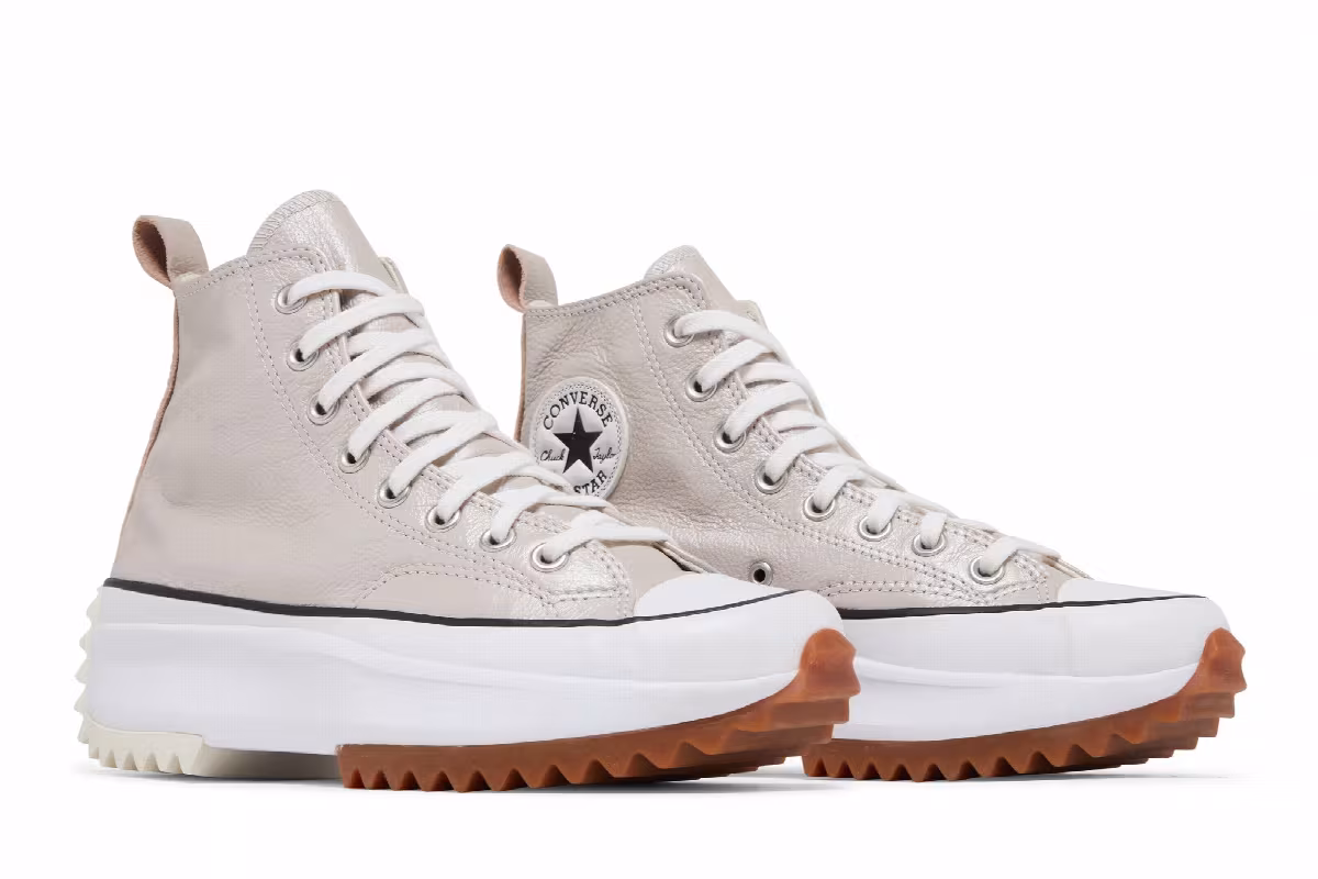 Converse Run Star Hike High Metallic Classics - Smoke Pink, view 9