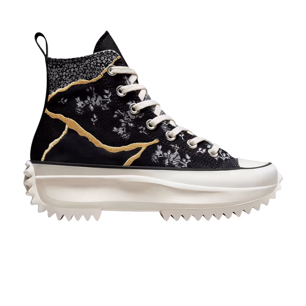 Converse Run Star Hike High Metallic Floral