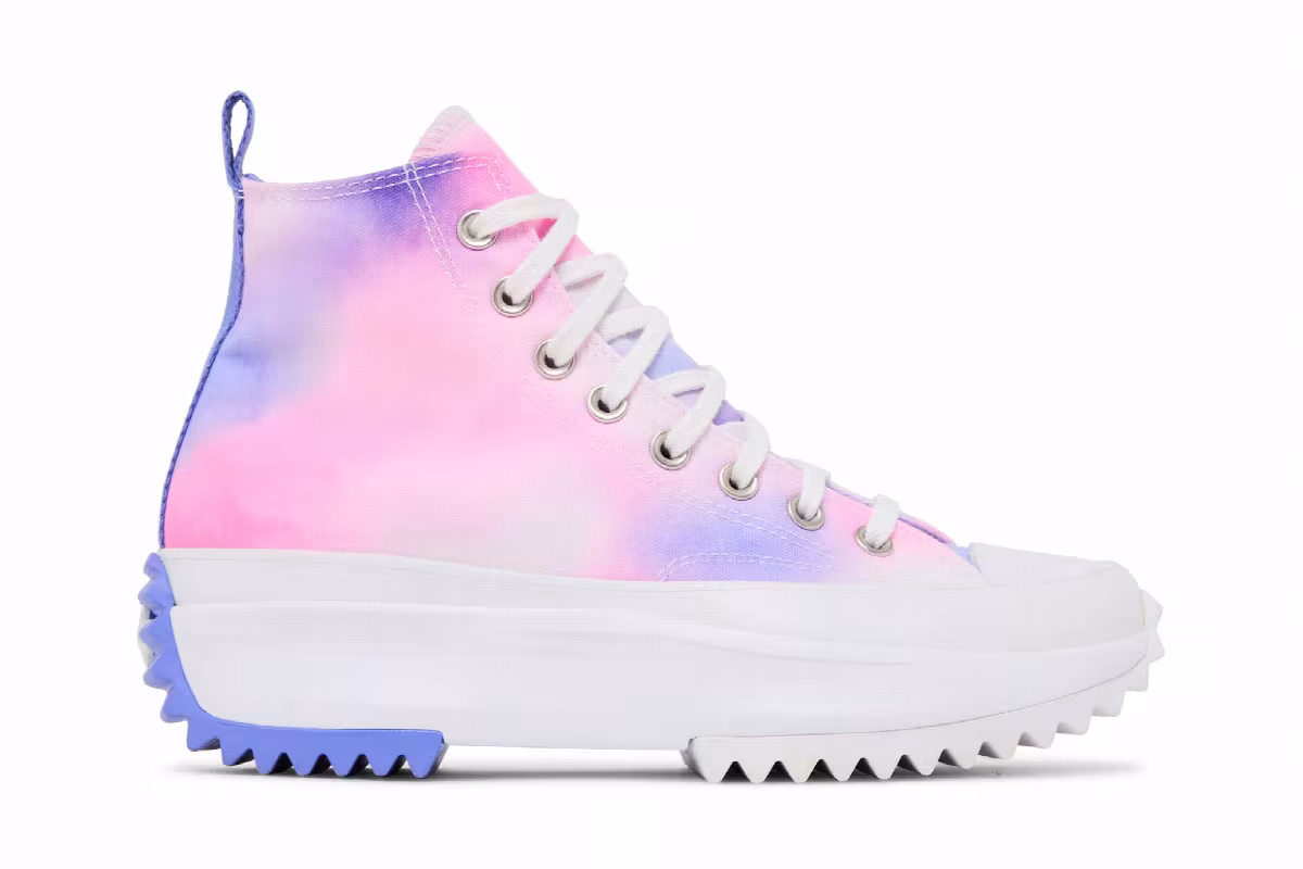 Converse Women's Run Star Hike High Cloud Wash - Storm Pink, view 2