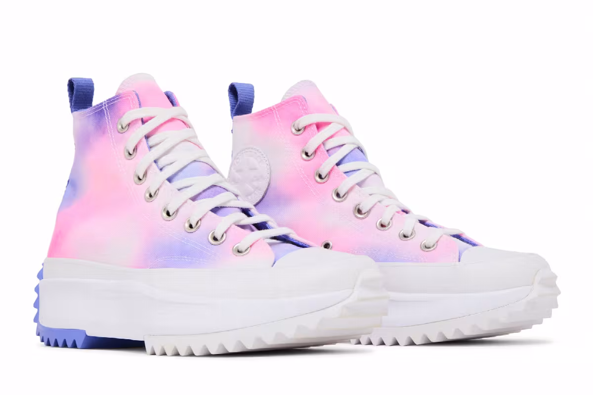 Converse Women's Run Star Hike High Cloud Wash - Storm Pink, view 9