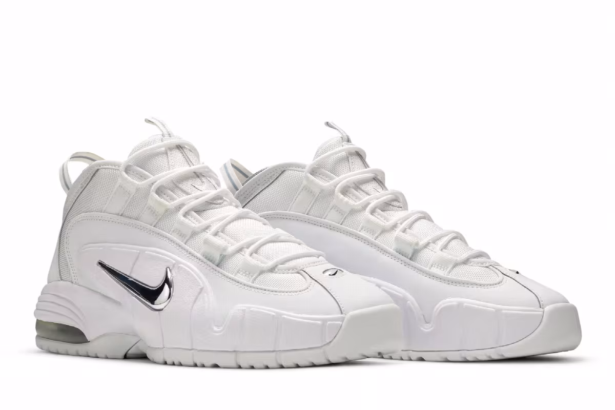 Nike Air Max Penny 1 White Metallic, view 9