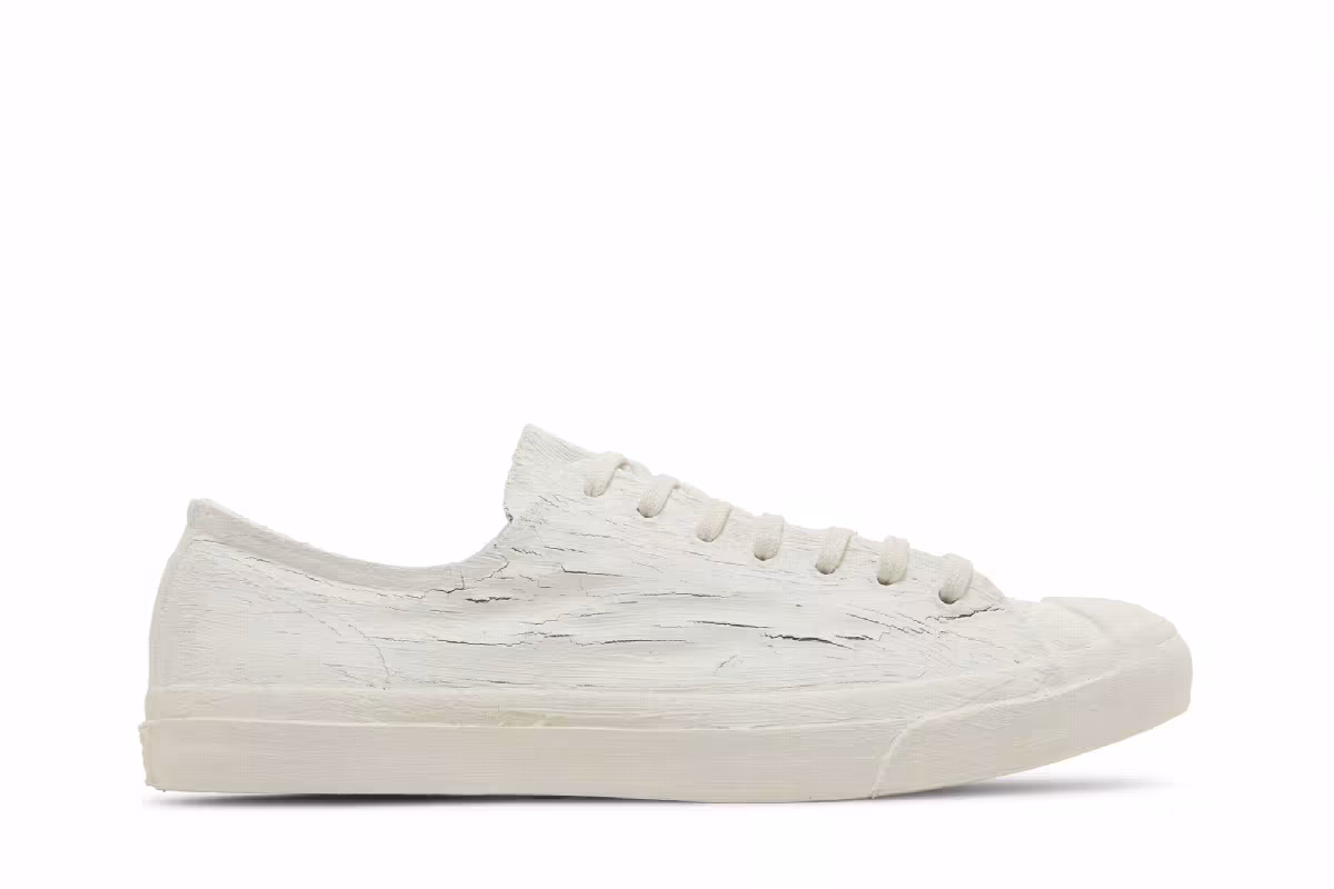 Maison Margiela x Converse Jack Purcell Low Paint Crack - White True Navy, view 2