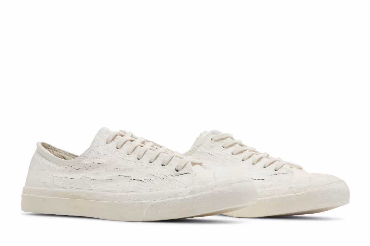 Maison Margiela x Converse Jack Purcell Low Paint Crack - White True Navy, view 9