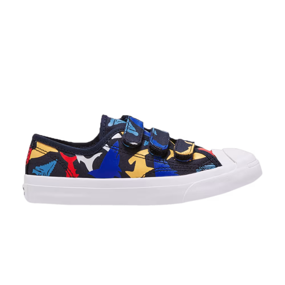Converse Jack Purcell Low Easy-On PS Shark Bite - Black
