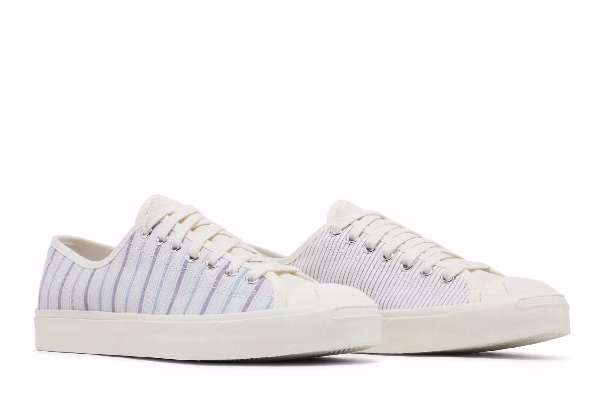Converse Jack Purcell Low Multi-Color Retro Stripes, view 9