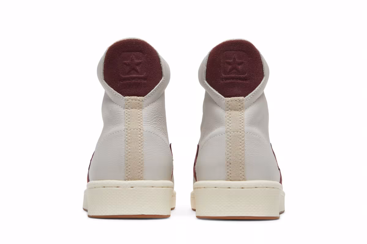 Converse Pro Leather High White Deep Bordeaux, view 7