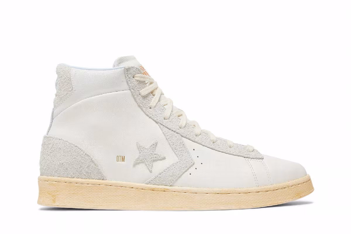 P.J. Tucker x Converse Pro Leather High Vintage White, view 2