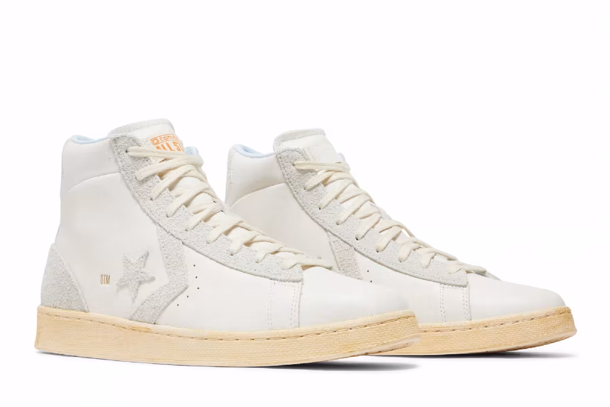 P.J. Tucker x Converse Pro Leather High Vintage White, view 9