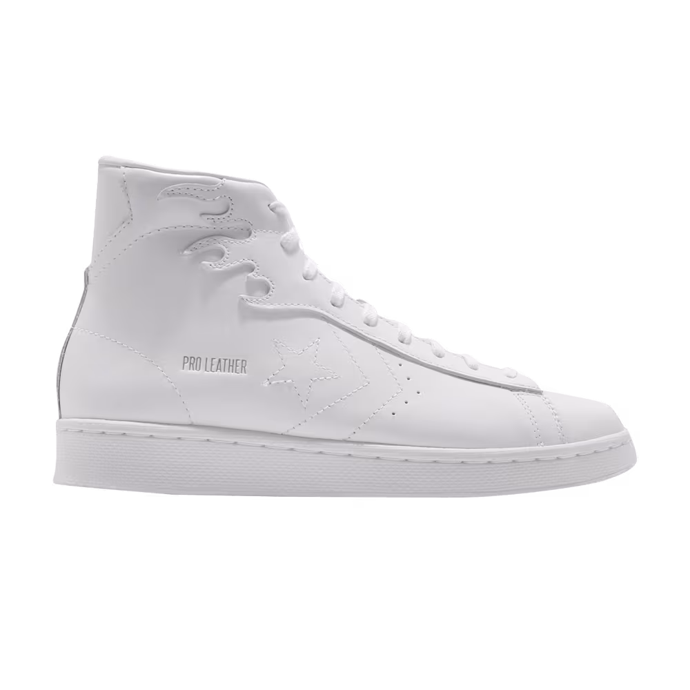 Converse Pro Leather White Flames