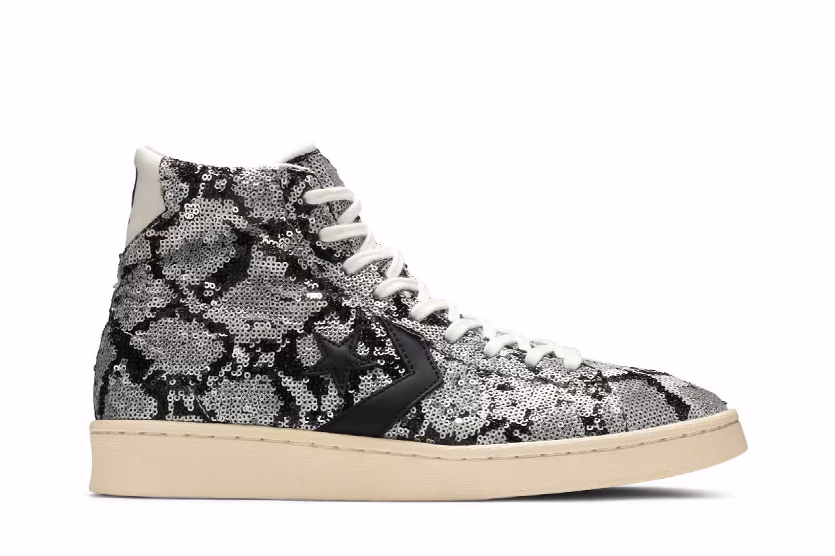 Converse Pro Leather Mid Snakequins, view 2