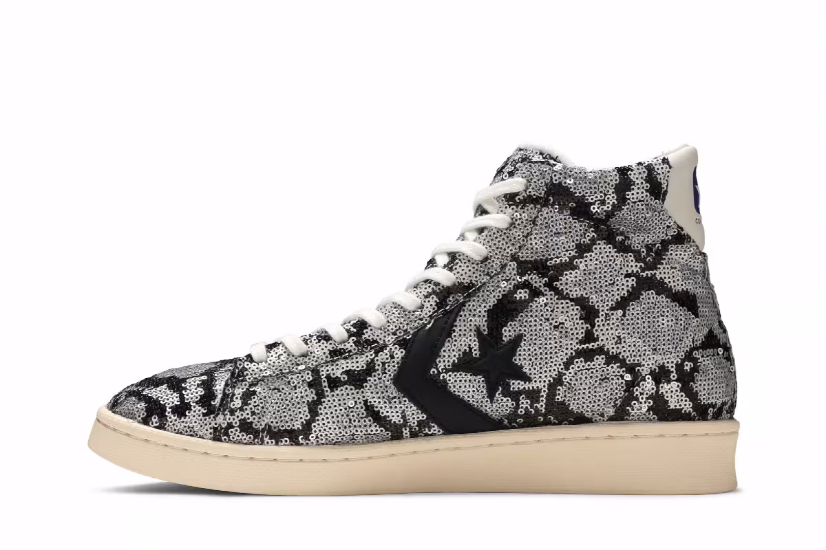 Converse Pro Leather Mid Snakequins, view 4