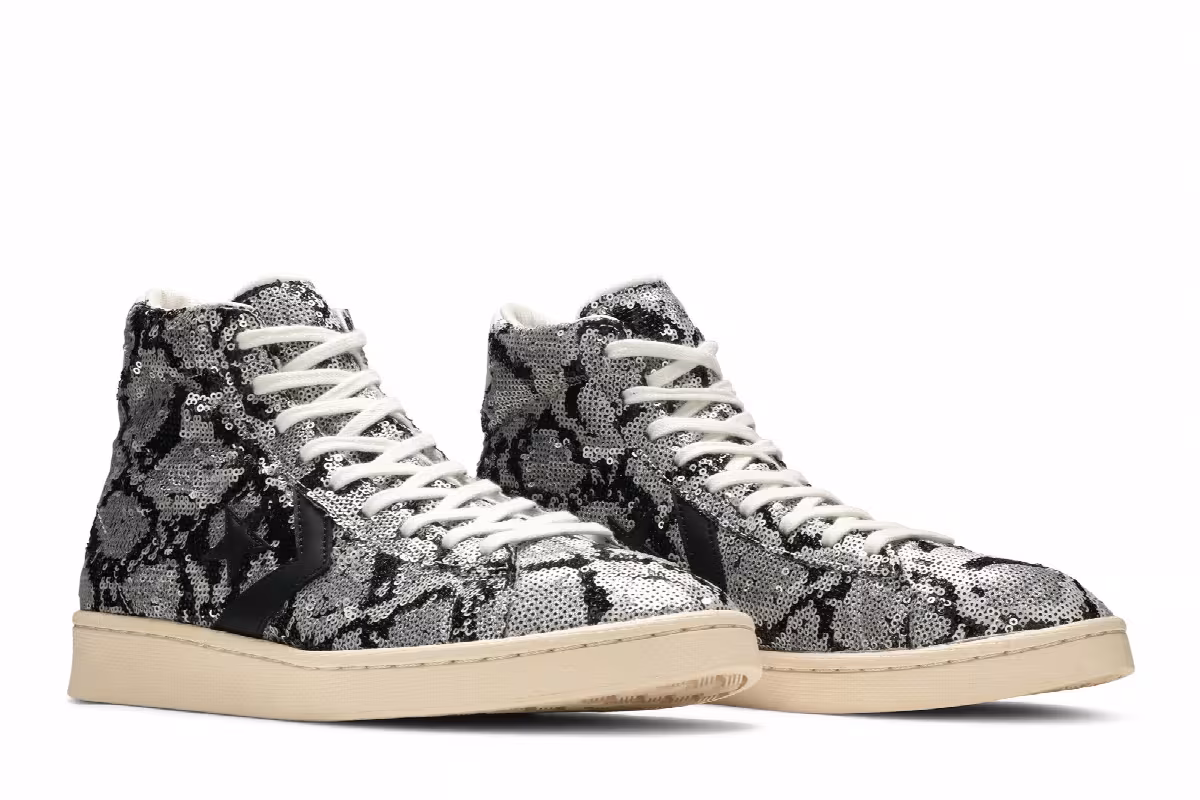 Converse Pro Leather Mid Snakequins, view 9