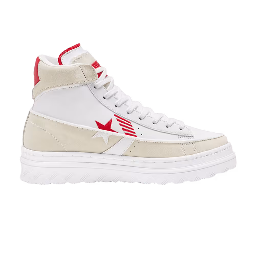 Converse Pro Leather X2 High Rivals Pack - White University Red