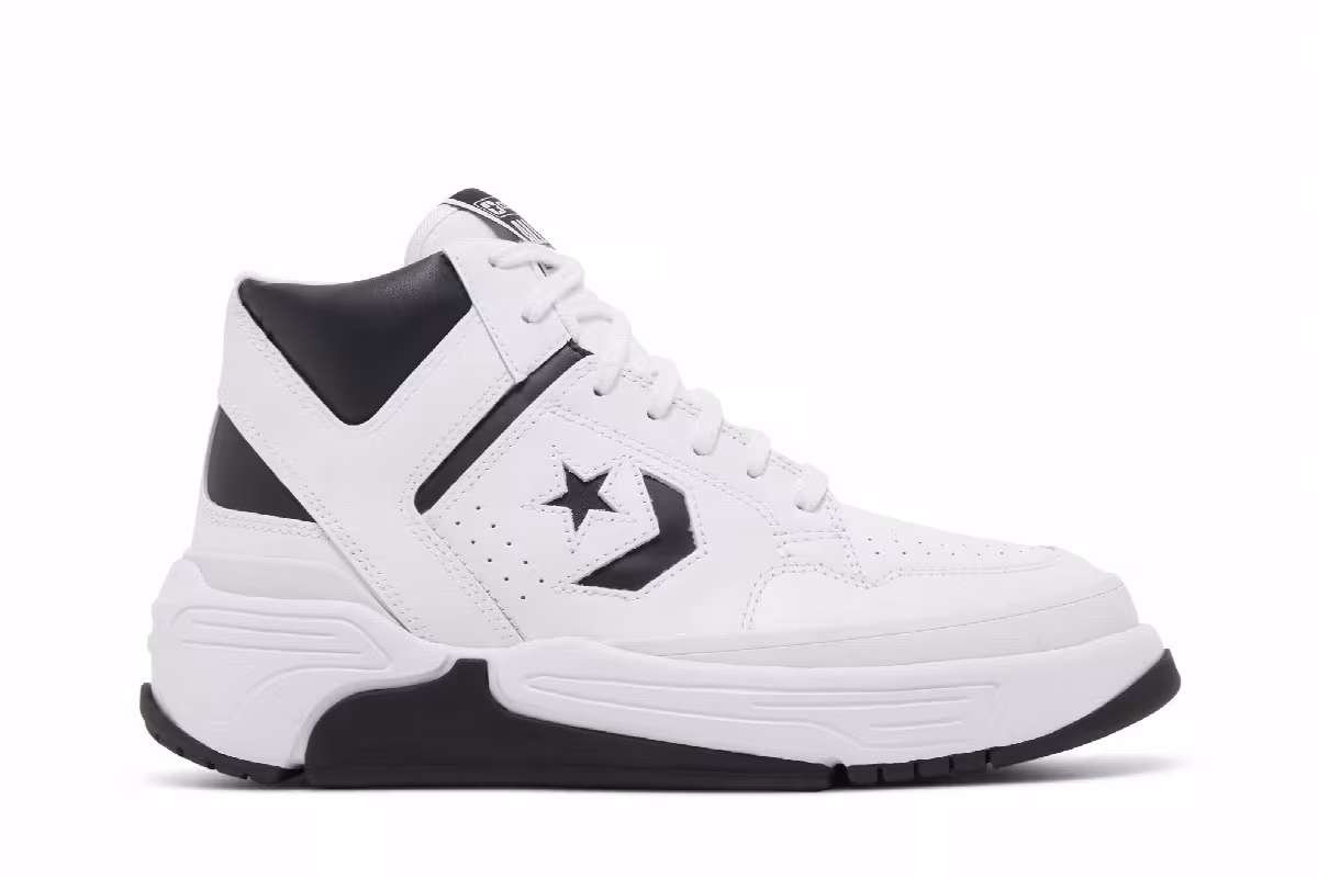 Converse Weapon CX Mid White Black, view 2