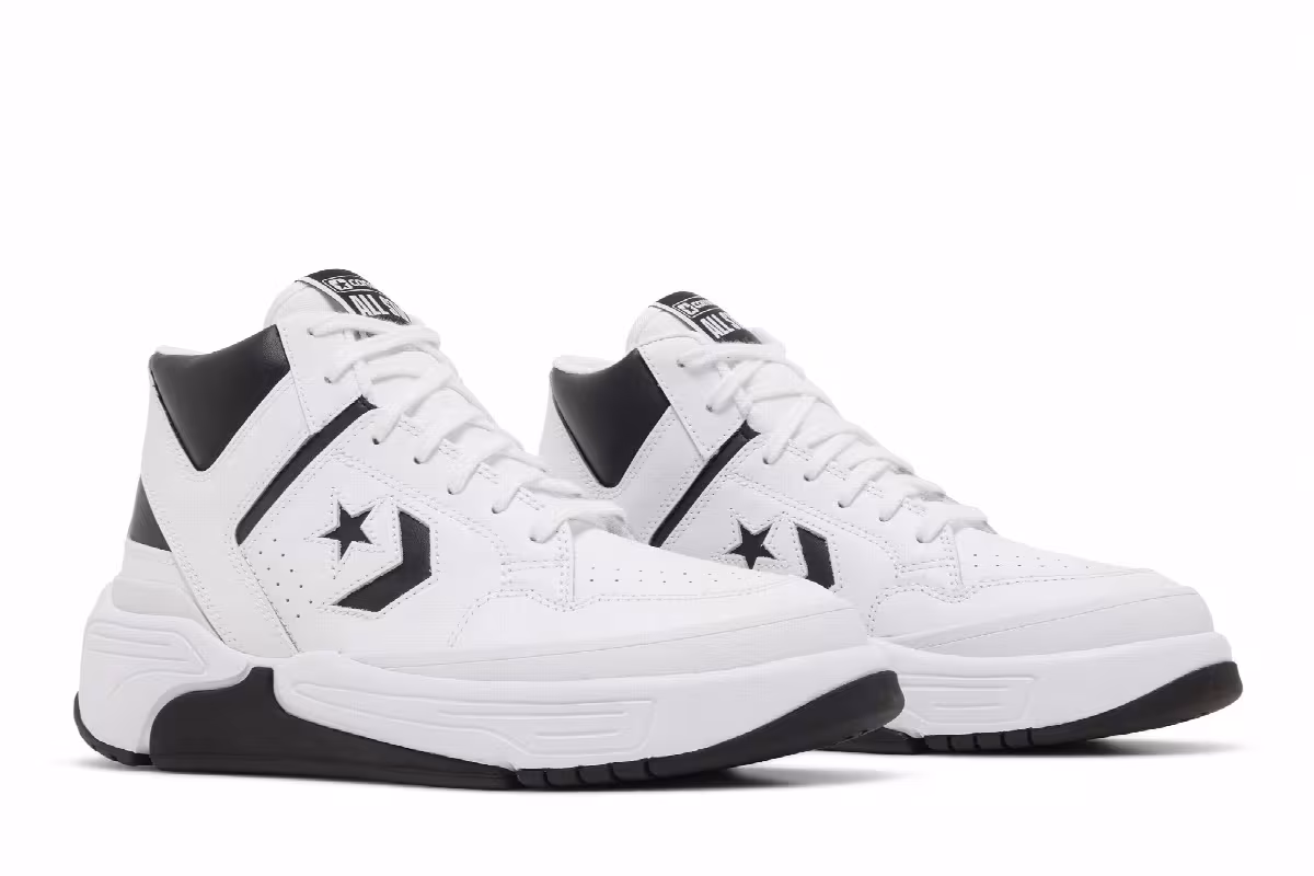 Converse Weapon CX Mid White Black, view 9