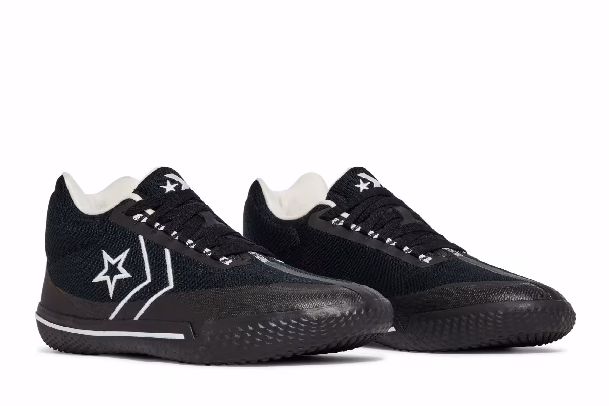 Converse All Star BB Evo Mid Black White, view 9