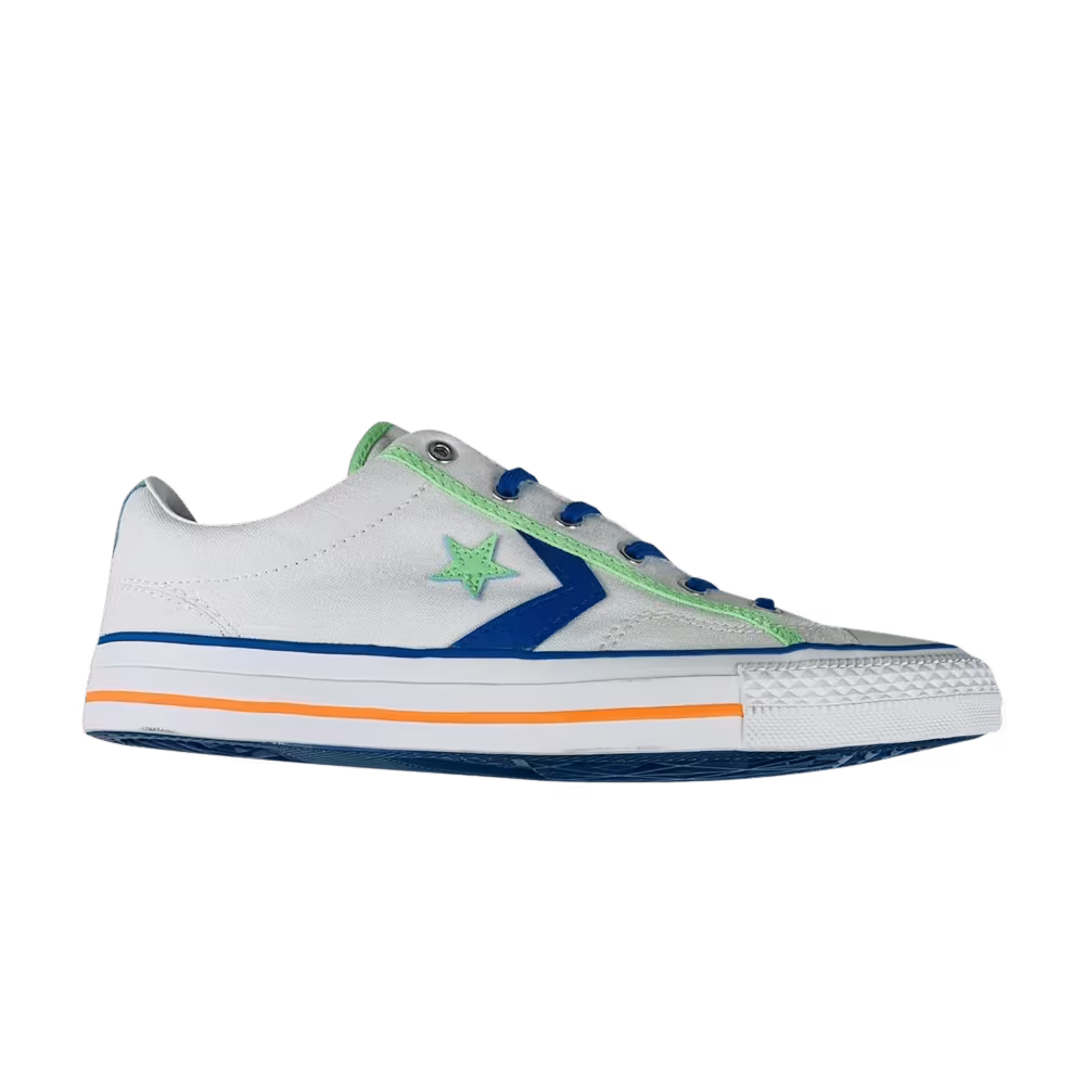 Converse Star Player Low GS White Blue Green