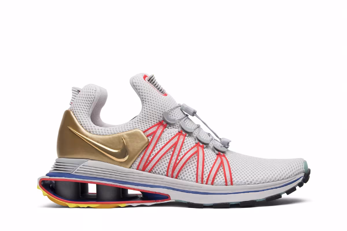 Nike Shox Gravity Metallic Gold 2018, view 2