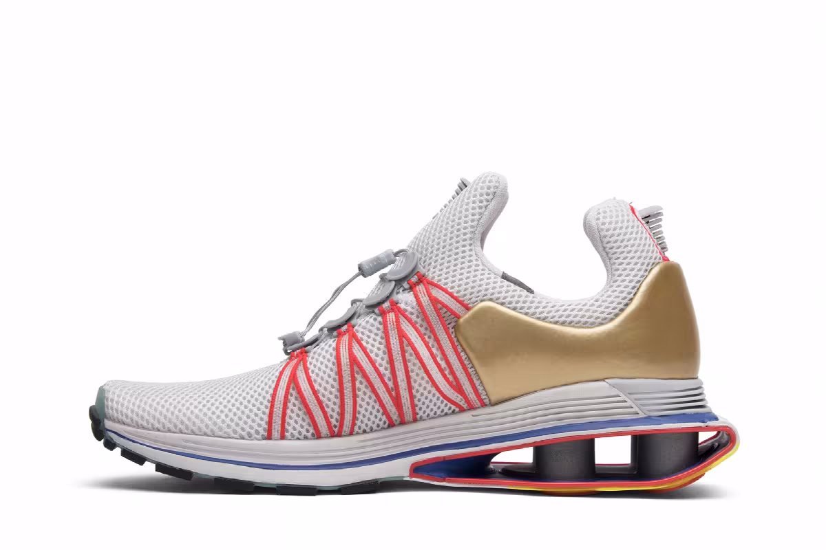 Nike Shox Gravity Metallic Gold 2018, view 4