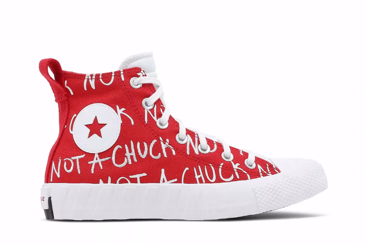 Converse UNT1TL3D High GS Not A Chuck - Red, view 2