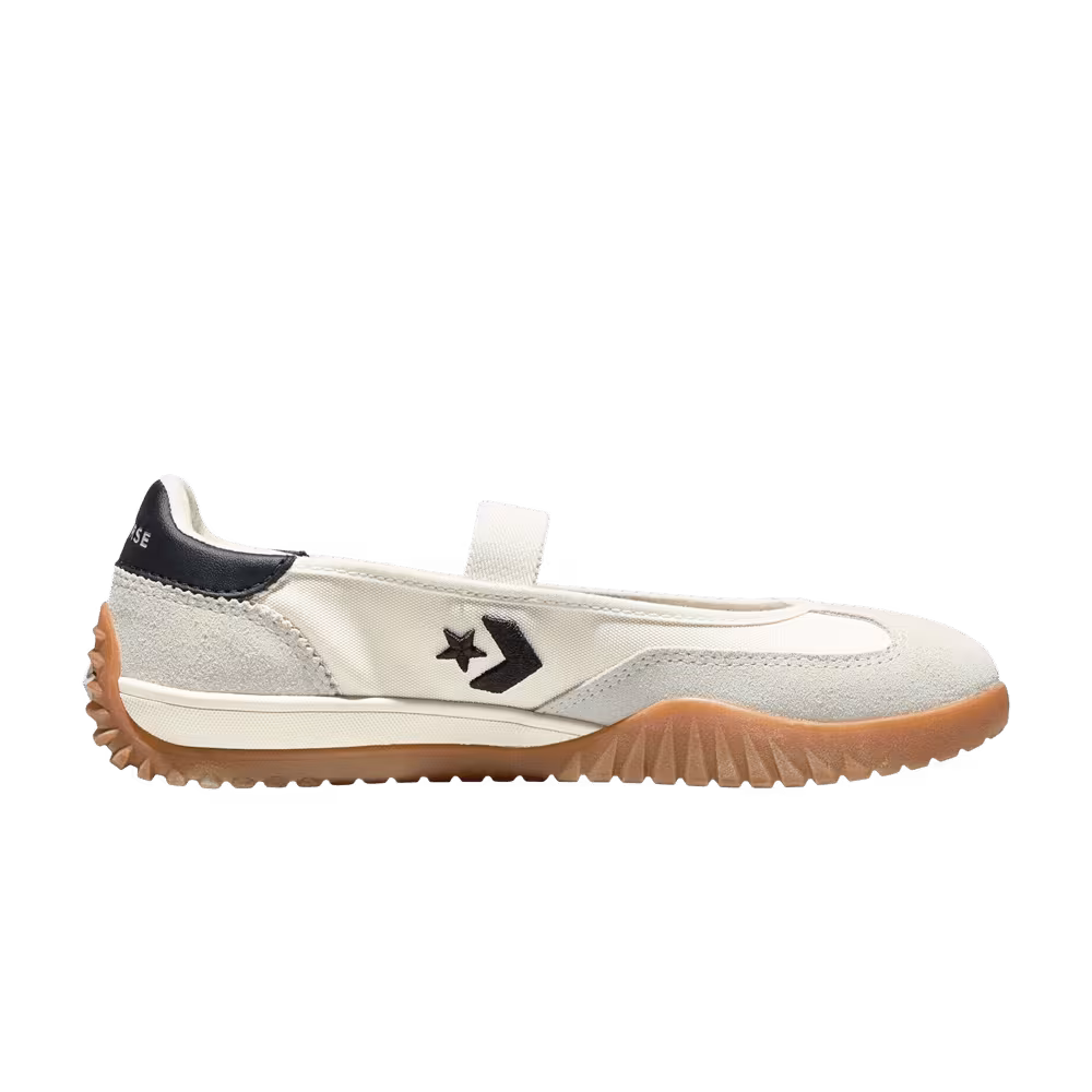 Converse Run Star Trainer Ballet Flat Beige Black