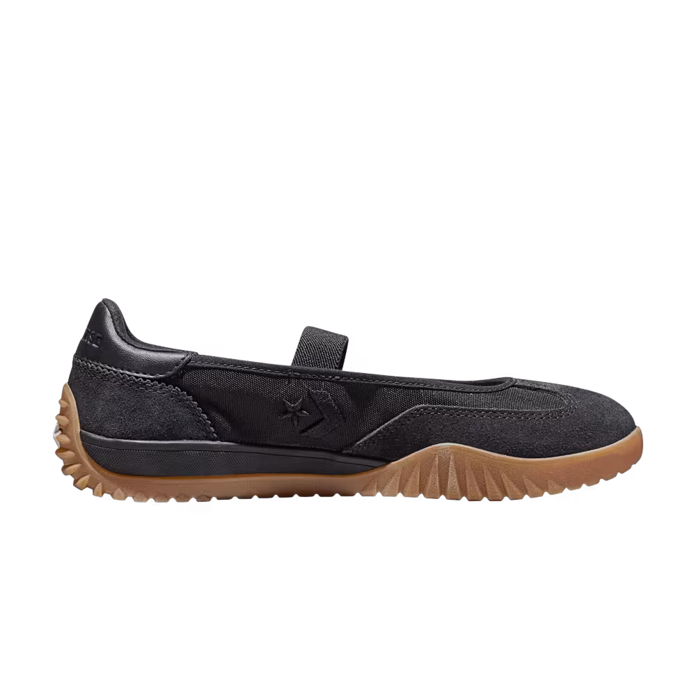 Converse Run Star Trainer Ballet Flat Black Brown