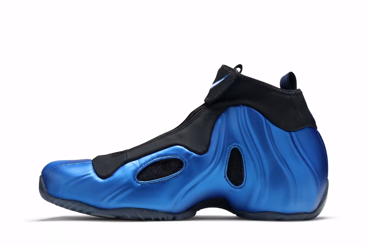 Nike Air Flightposite One Dark Neon Royal, view 4