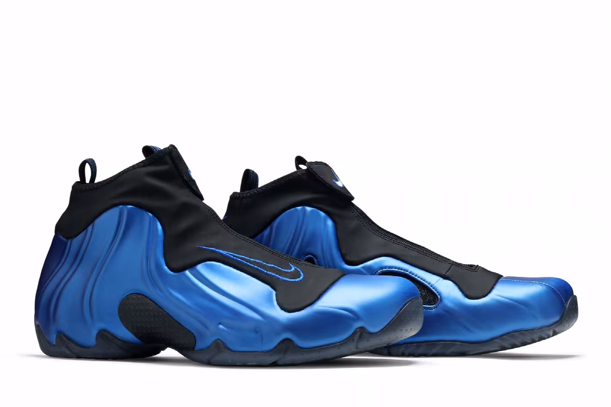 Nike Air Flightposite One Dark Neon Royal, view 9