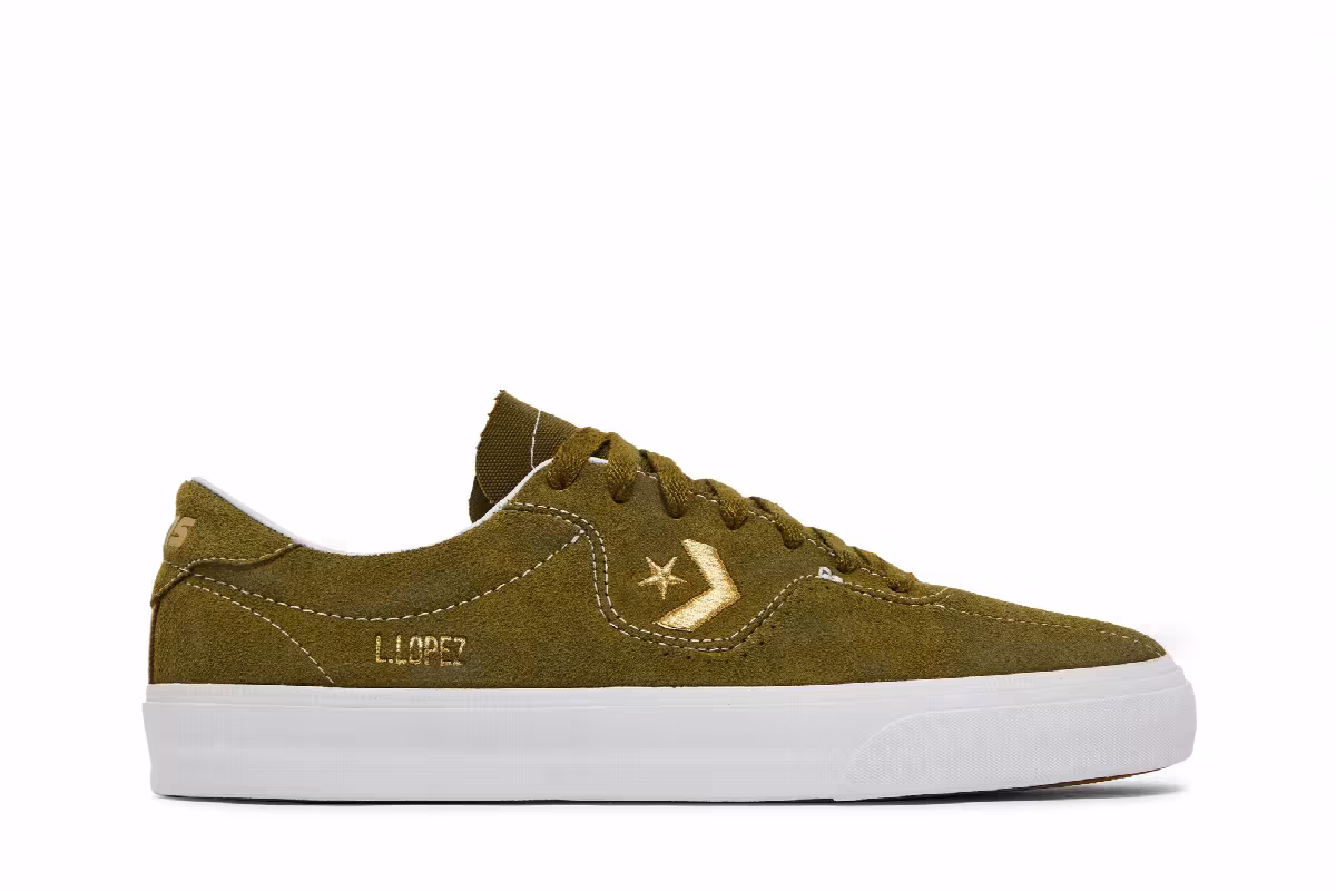 Converse Louie Lopez Pro Low Dark Moss, view 2