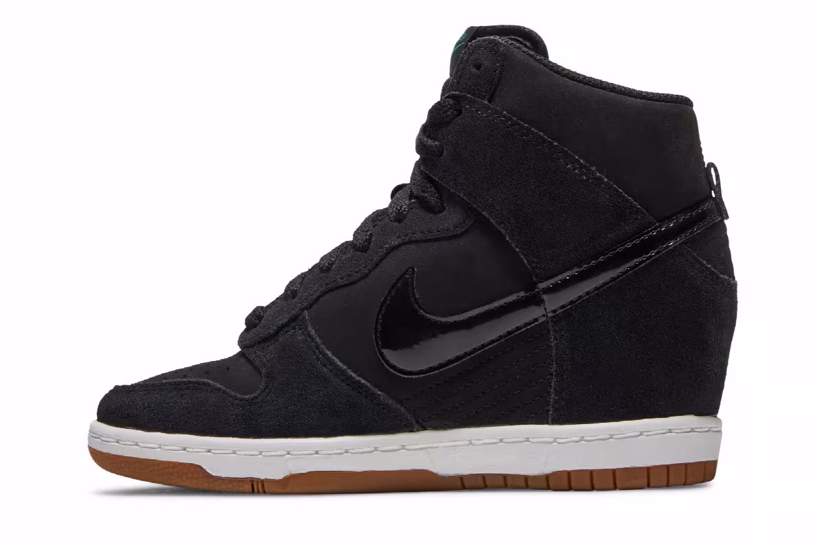 Nike Women's Dunk Sky Hi Essential Black Gum, view 4
