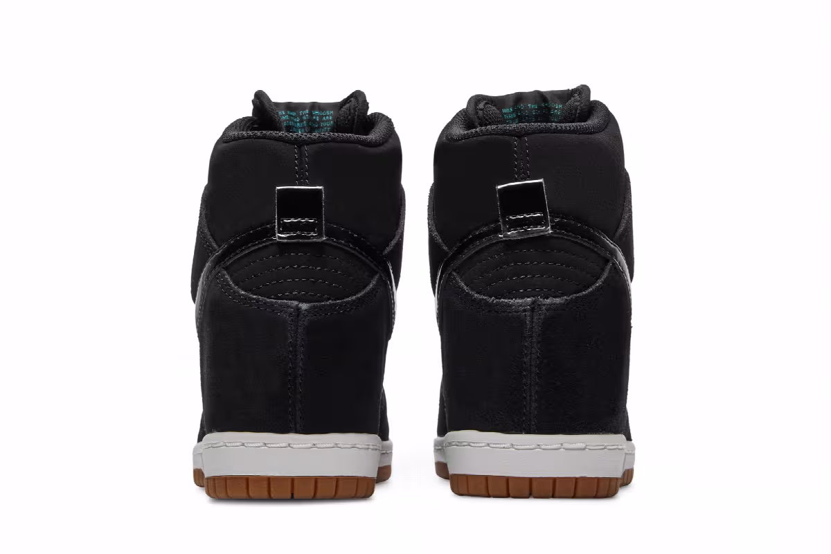 Nike Women's Dunk Sky Hi Essential Black Gum, view 7