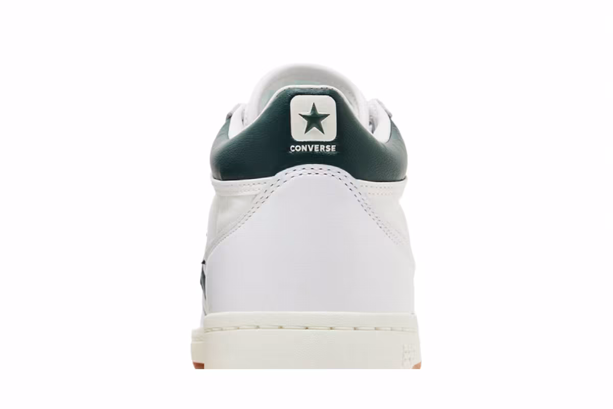 Converse Fastbreak Pro Mid White Deep Emerald, view 8