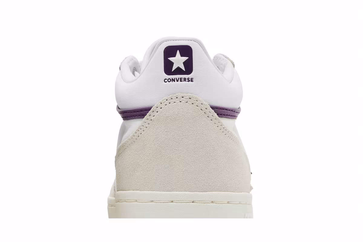 Converse Fastbreak Pro Mid White Purple, view 8