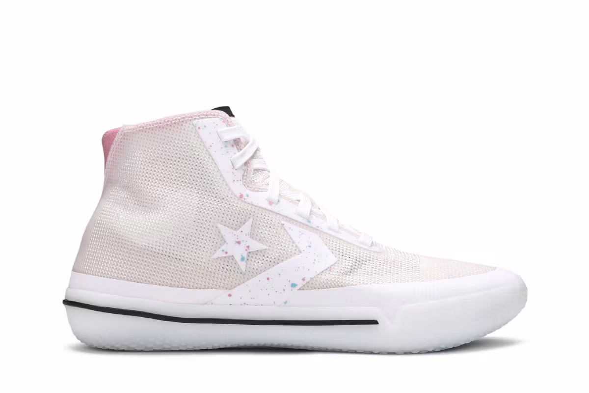 Converse All Star Pro BB High Pale Putty Lotus Pink, view 2