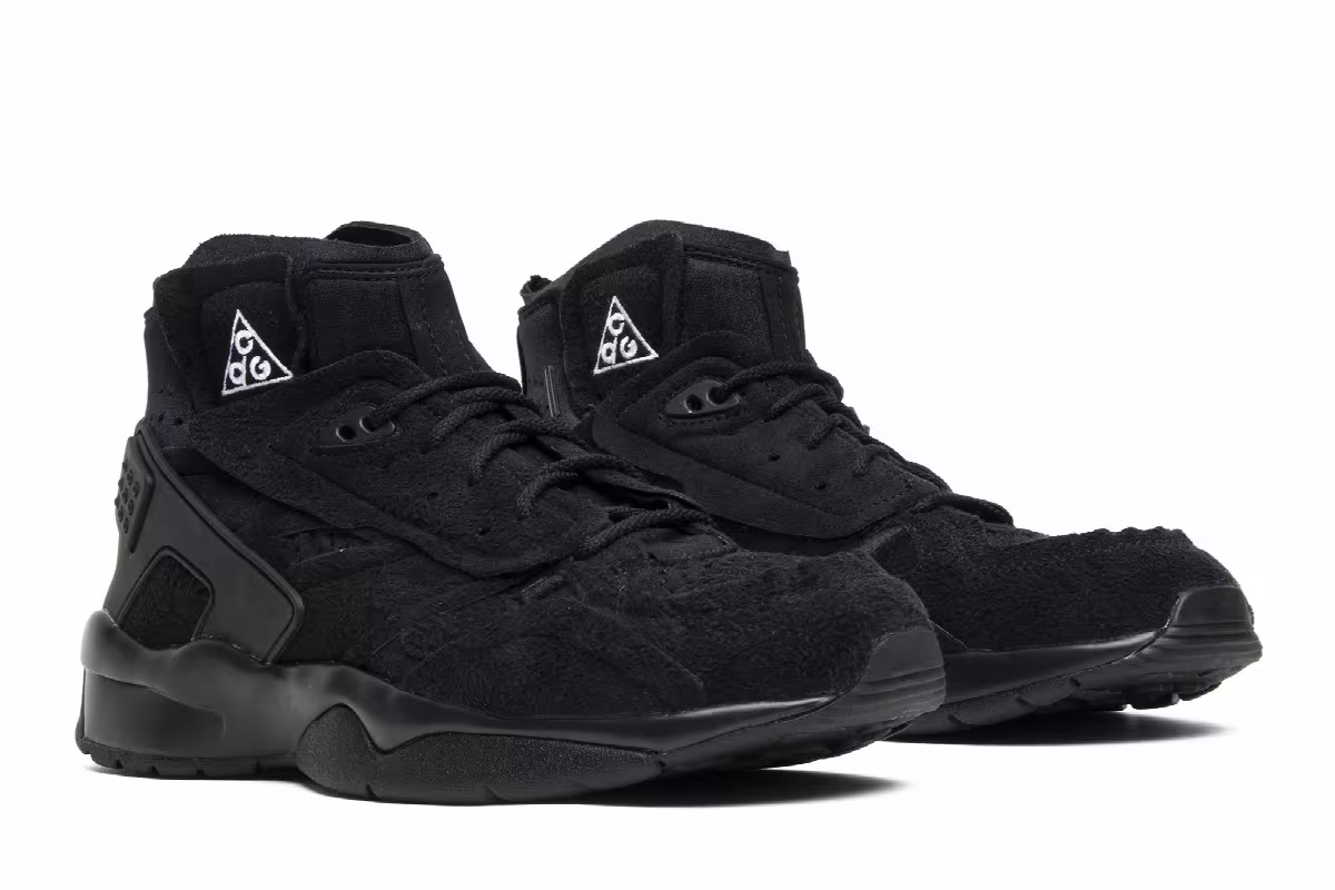 Comme des Garçons x Nike Air Mowabb Black, view 9