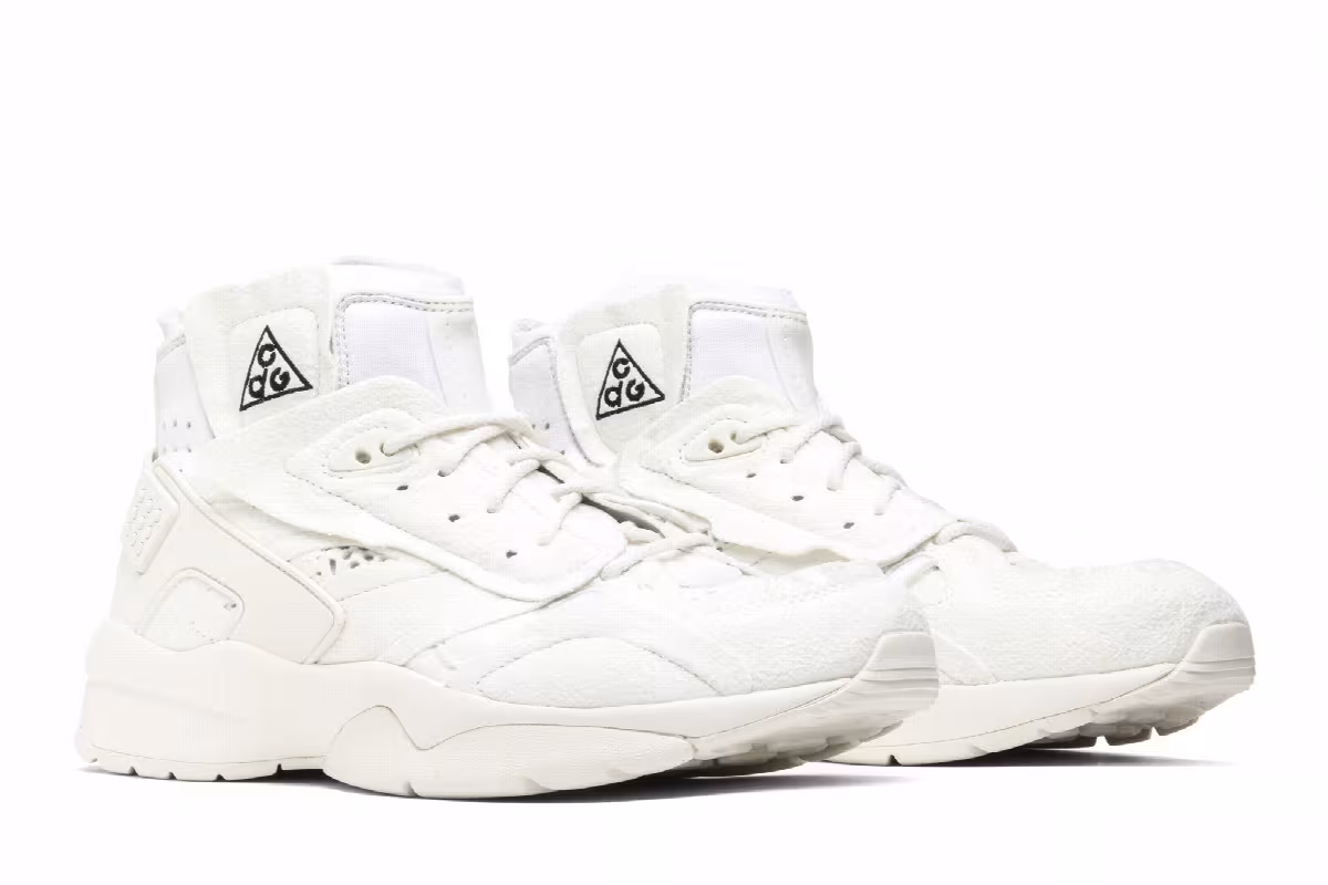 Comme des Garçons x Nike Air Mowabb White, view 9