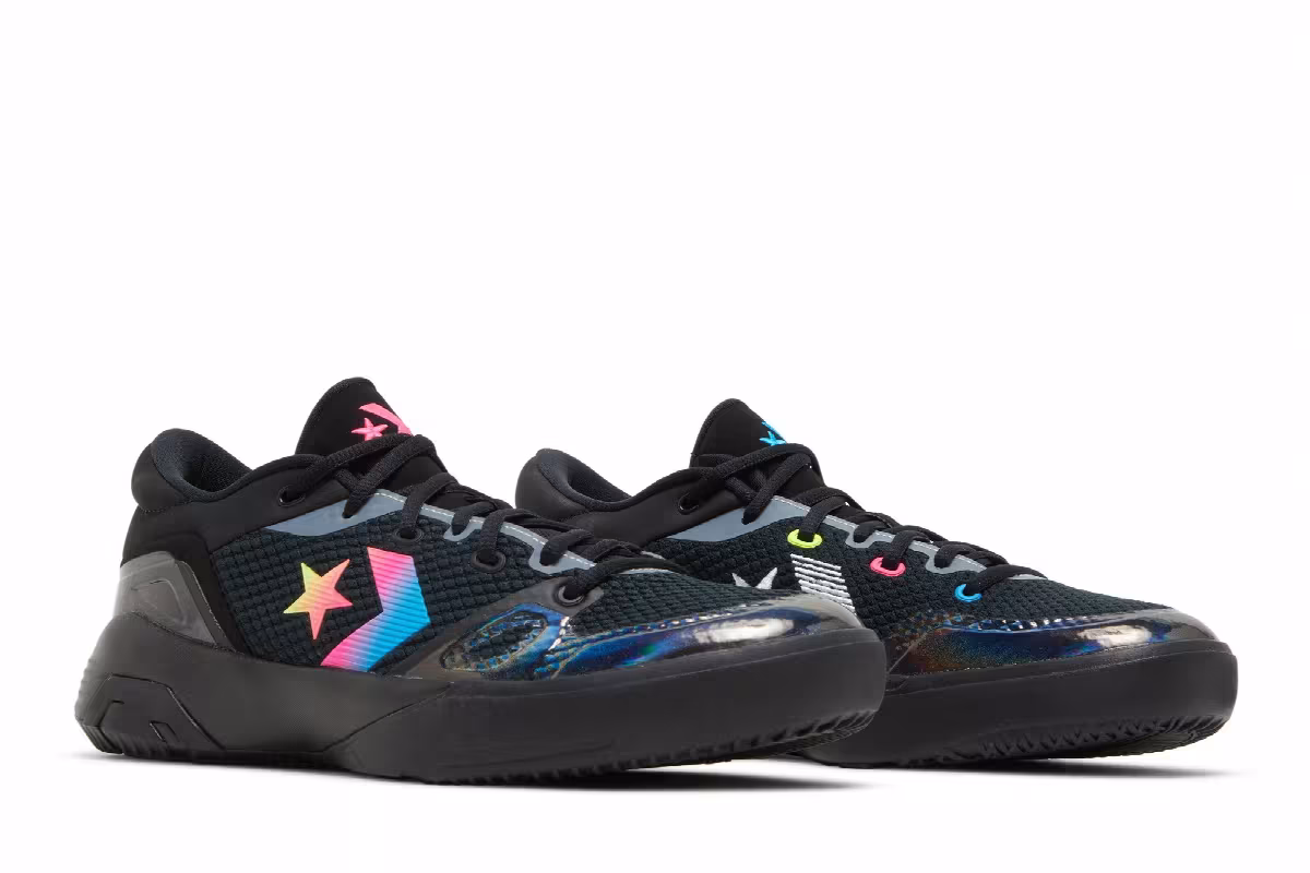 Converse G4 Low Black Multi, view 9