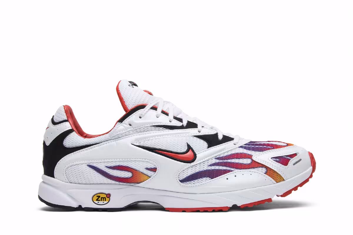 Supreme x Nike Zoom Streak Spectrum Plus Habanero Red, view 2