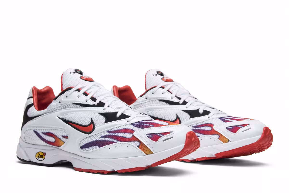 Supreme x Nike Zoom Streak Spectrum Plus Habanero Red, view 9