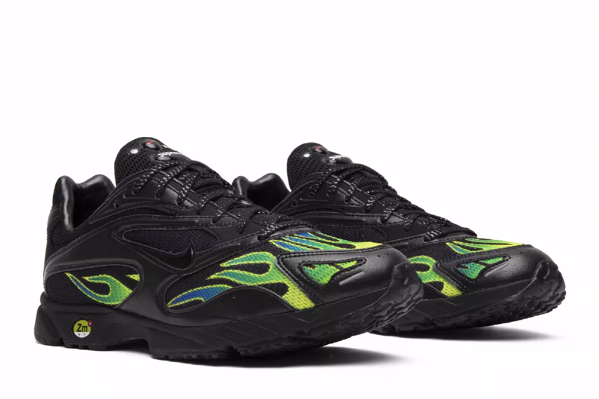 Supreme x Nike Zoom Streak Spectrum Plus Black, view 9
