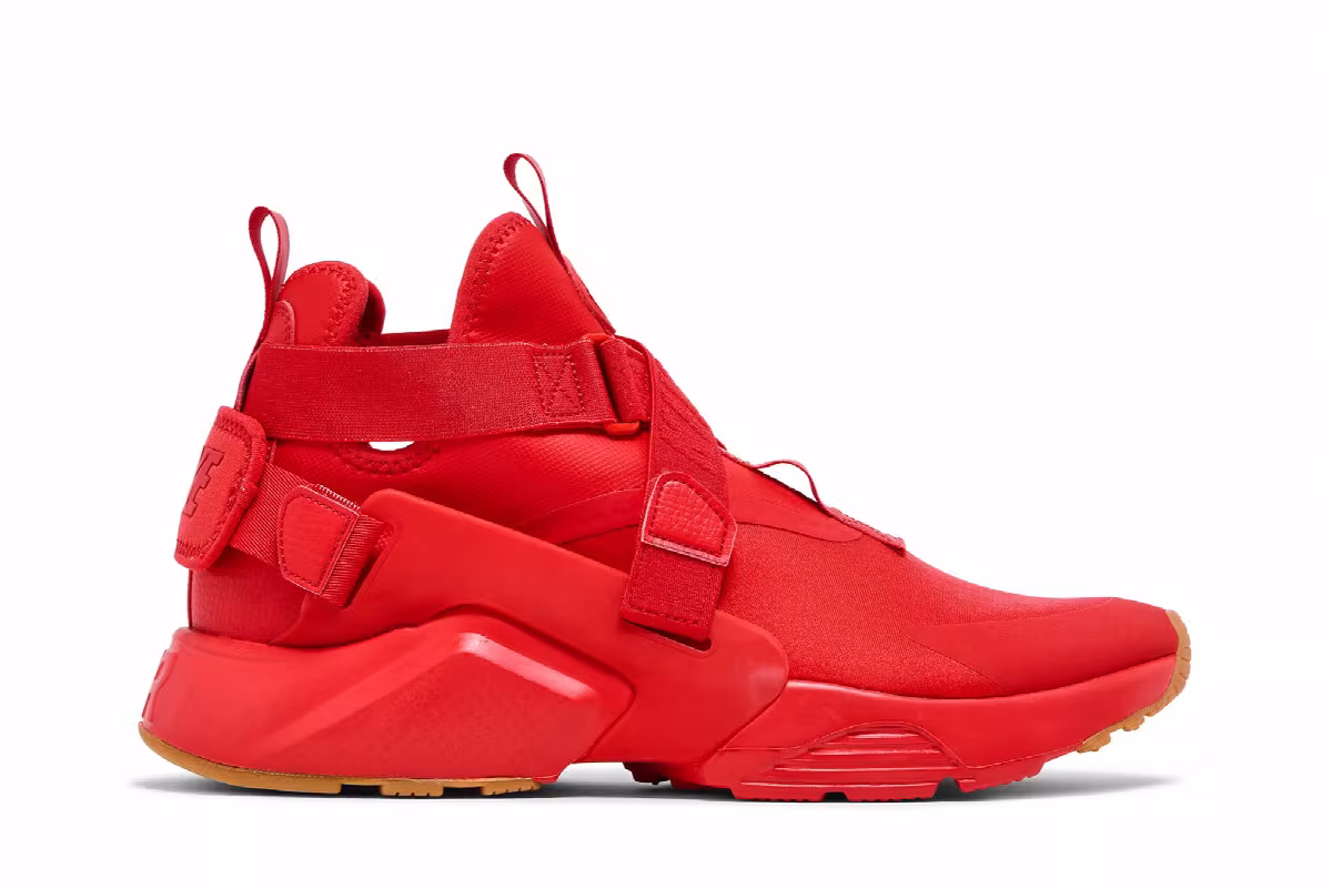 Nike Women's Air Huarache City Speed Red, view 2