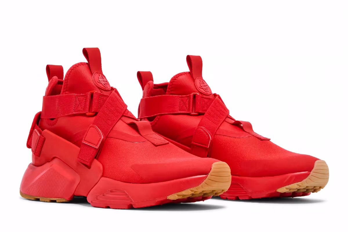 Nike Women's Air Huarache City Speed Red, view 9