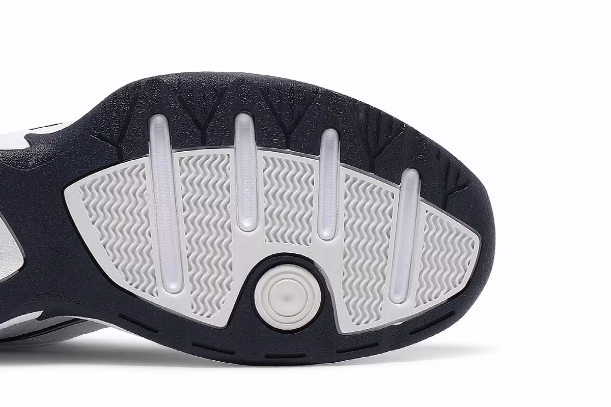 Nike Air Monarch IV White Navy, view 6