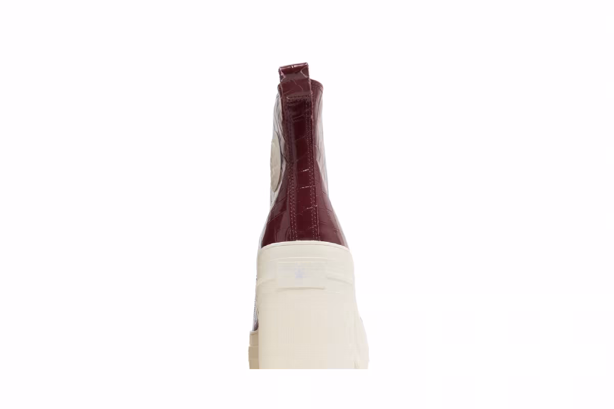 Converse Chuck 70 De Luxe Heel High Embossed Crocodile - Cabernet, view 8